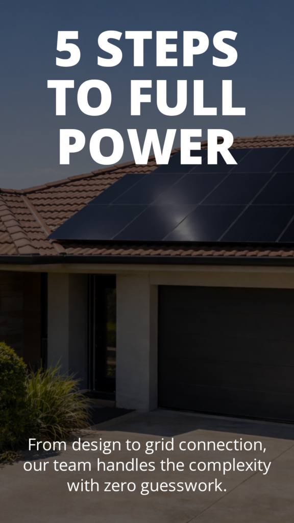 4 steps to full power version 1 How Clean Power Australia’s Install Process Works (Start to Finish)